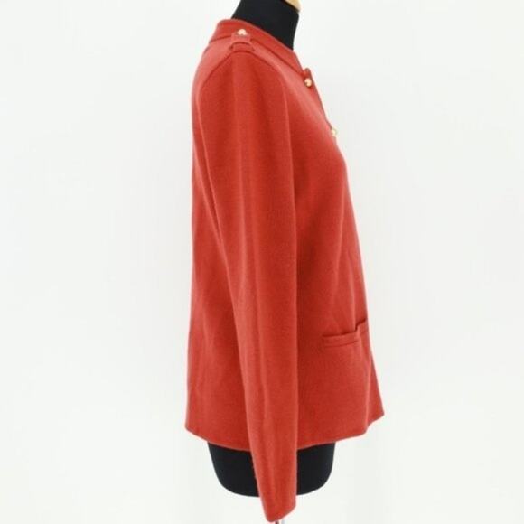 Talbots Military Hiland Merino Blend‎ Sweater Jacket plus size X New Petite - Picture 6 of 11